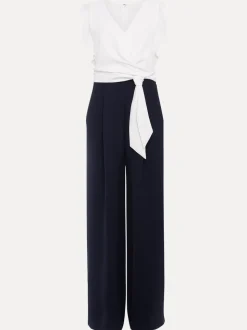 Blauw - Phase Eight Ayla Ruffle Jumpsuit