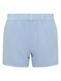 Blauw - PixieGirl Petite Acid Wash 100% Cotton Shorts