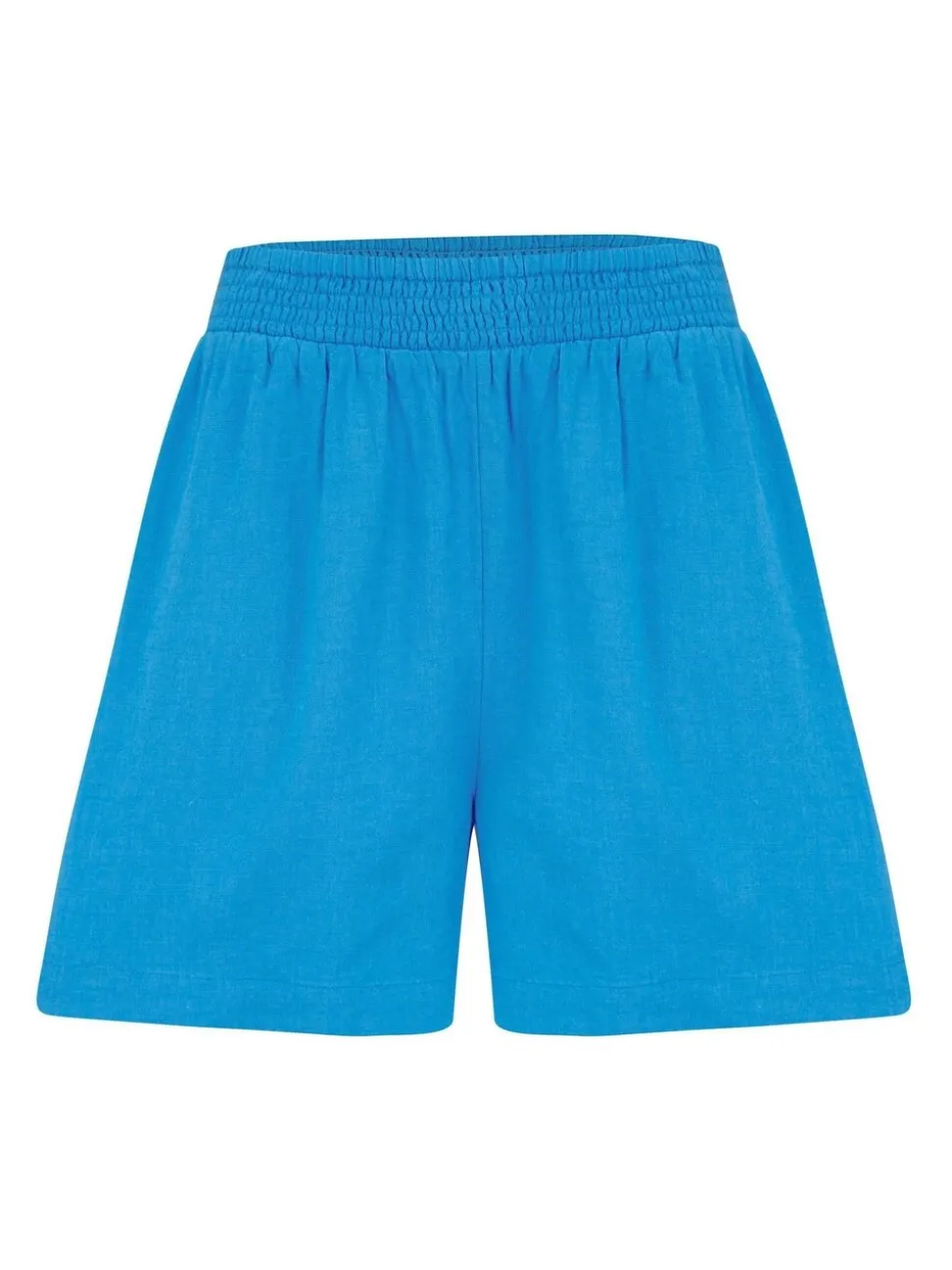 Blauw - Pour Moi Bree High Waist Elasticated Shorts