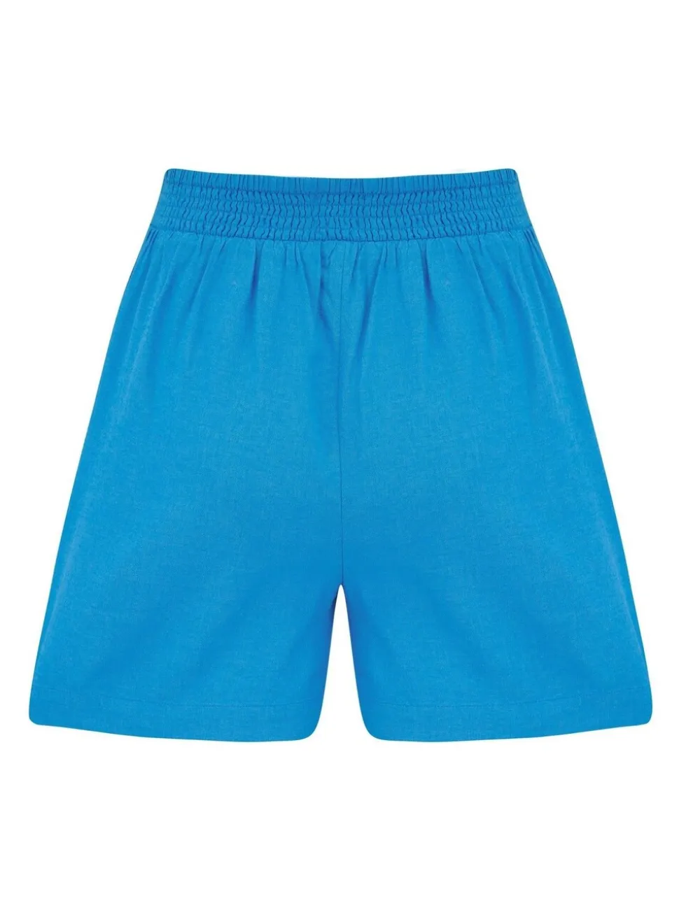 Blauw - Pour Moi Bree High Waist Elasticated Shorts