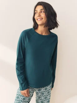 Blauw - Pyjama met lange mouwen
