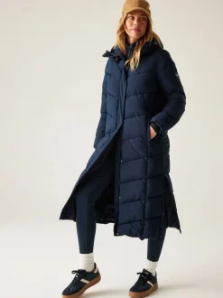 Blauw - Regatta Eloria zware waterafstotende stretchy jas