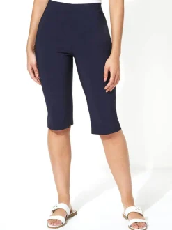 Blauw - Roman - Knielange stretchshort