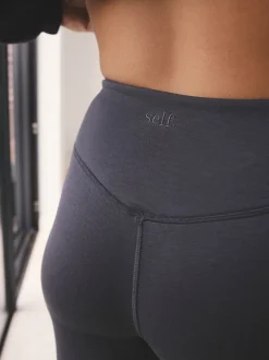 Blauw - self. Kickflare Joggers