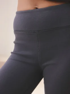 Blauw - self. Kickflare Joggers