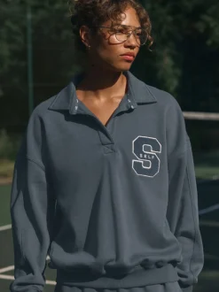 Blauw - self. Rugbys sweatshirt