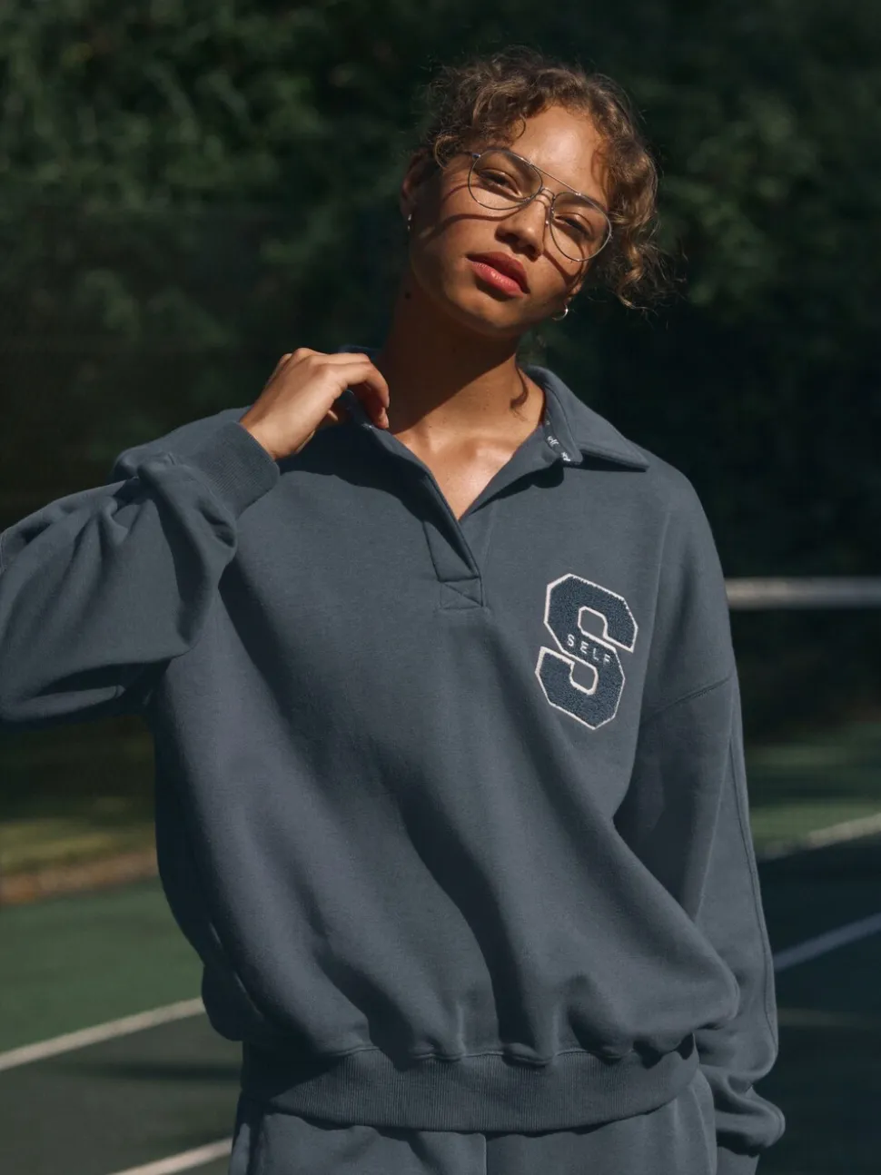 Blauw - self. Rugbys sweatshirt