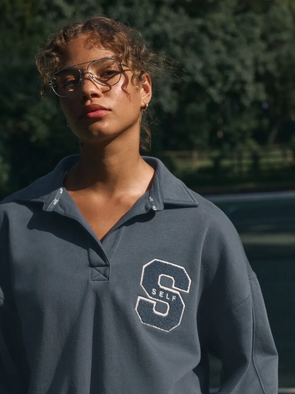 Blauw - self. Rugbys sweatshirt