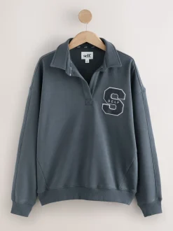 Blauw - self. Rugbys sweatshirt