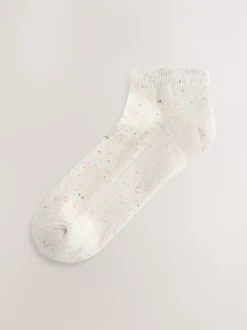 Blauw - Set van 4 paar sokken met kussenzool