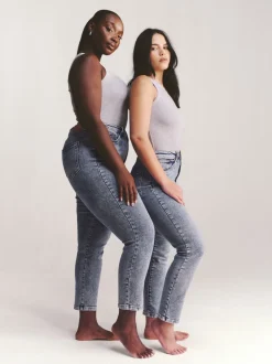Blauw - Simply Be smalle Mom jeans