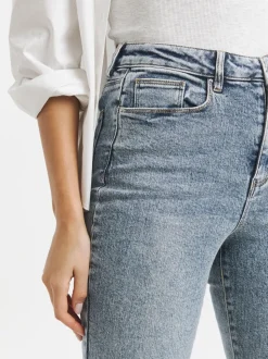 Blauw - Simply Be smalle Mom jeans