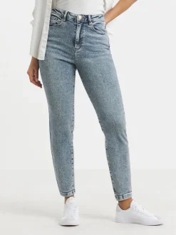Blauw - Simply Be smalle Mom jeans