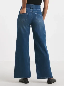 Blauw - Simply Be Wide Leg Jeggings