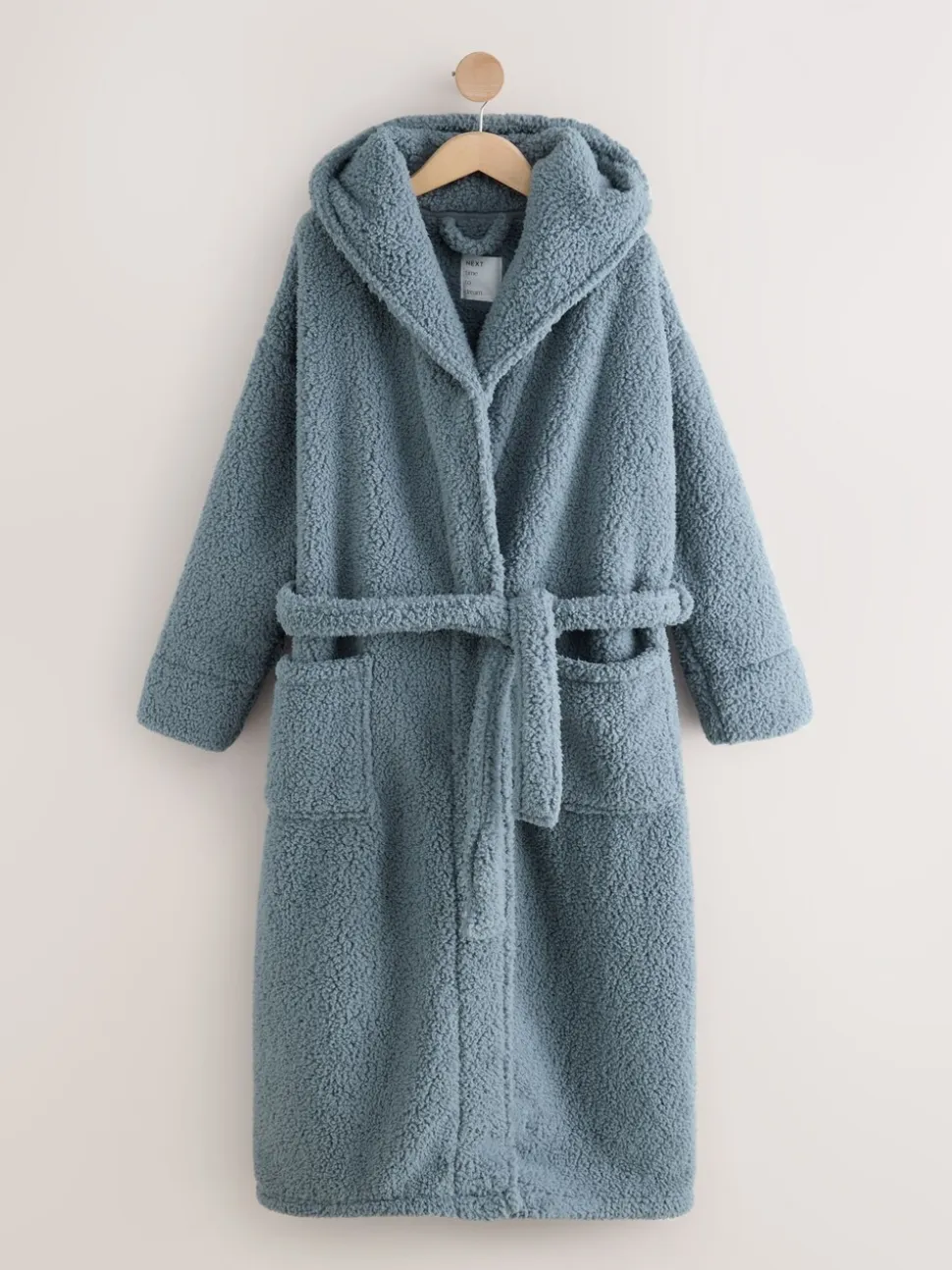 Blauw - Teddy badjas