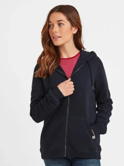 Blauw - Tog 24 grijze Mia hoodie met rits