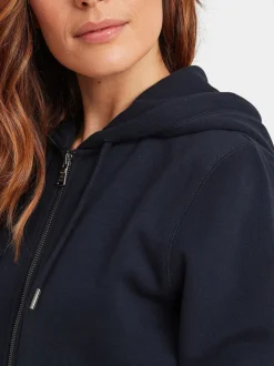 Blauw - Tog 24 grijze Mia hoodie met rits