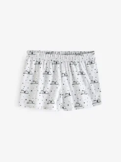 Blauw - Vanilla Underground Snoopy Korte Broek Pyjama's Set