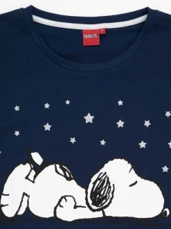 Blauw - Vanilla Underground Snoopy Korte Broek Pyjama's Set