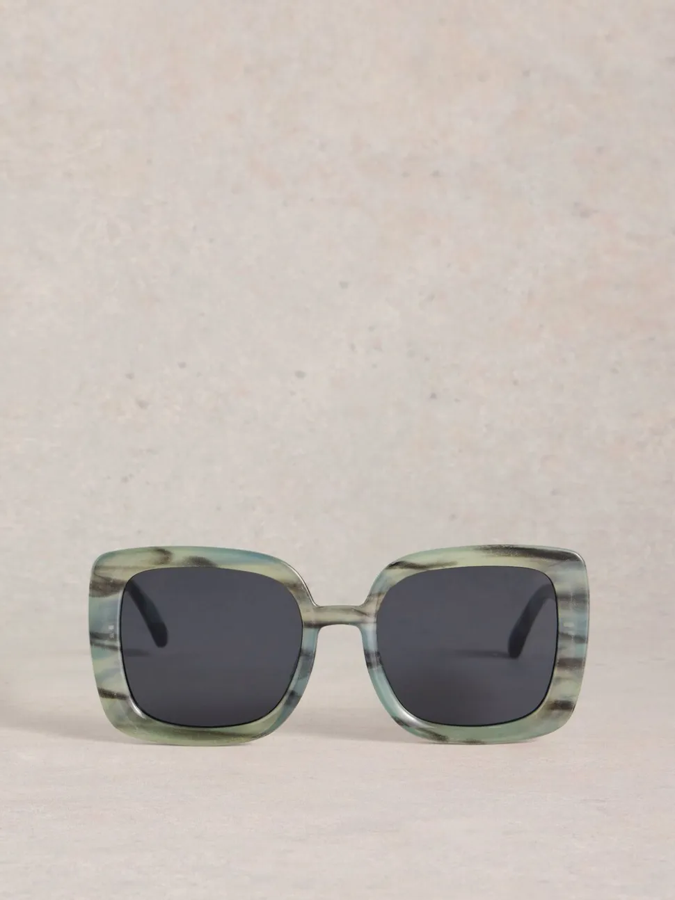 Blauw - White Stuff Oversized Square Sunglasses