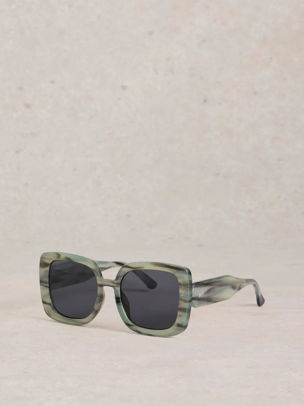 Blauw - White Stuff Oversized Square Sunglasses