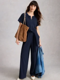 Blauw - White Stuff Sandy Jersey Jumpsuit