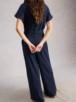 Blauw - White Stuff Sandy Jersey Jumpsuit