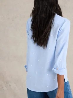 Blauw - White Stuff Sophie overhemd