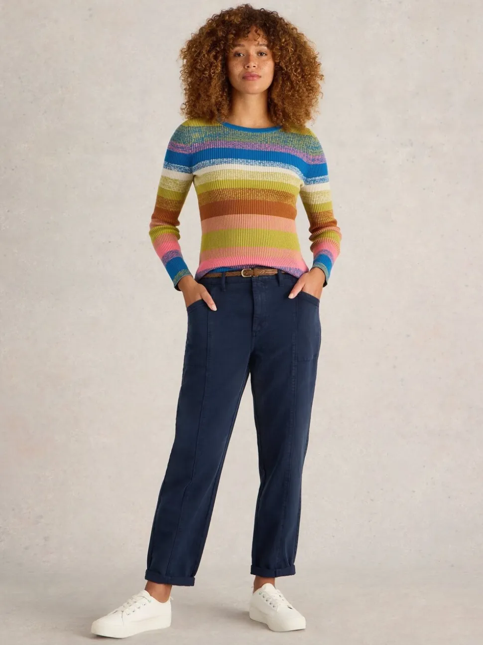 Blauw - White Stuff Thea broek