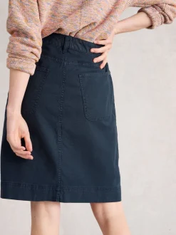 Blauw - White Stuff Tia Chino Skirt