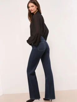 Blauw met wassing - Lipsy Wide Leg Jeans