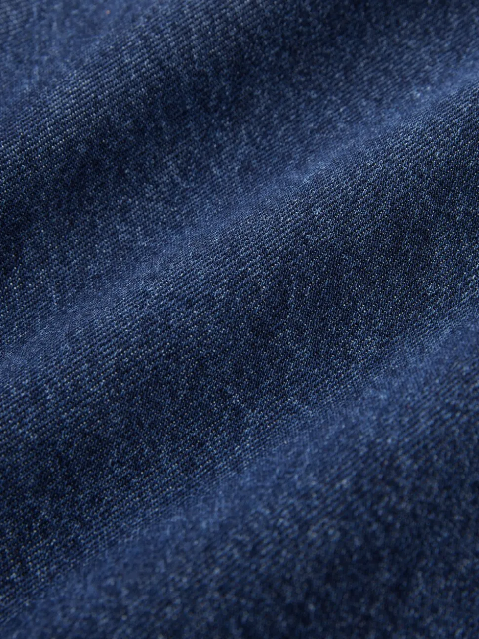 Blauw met wassing - Palazzo-jeans met wijde pijpen
