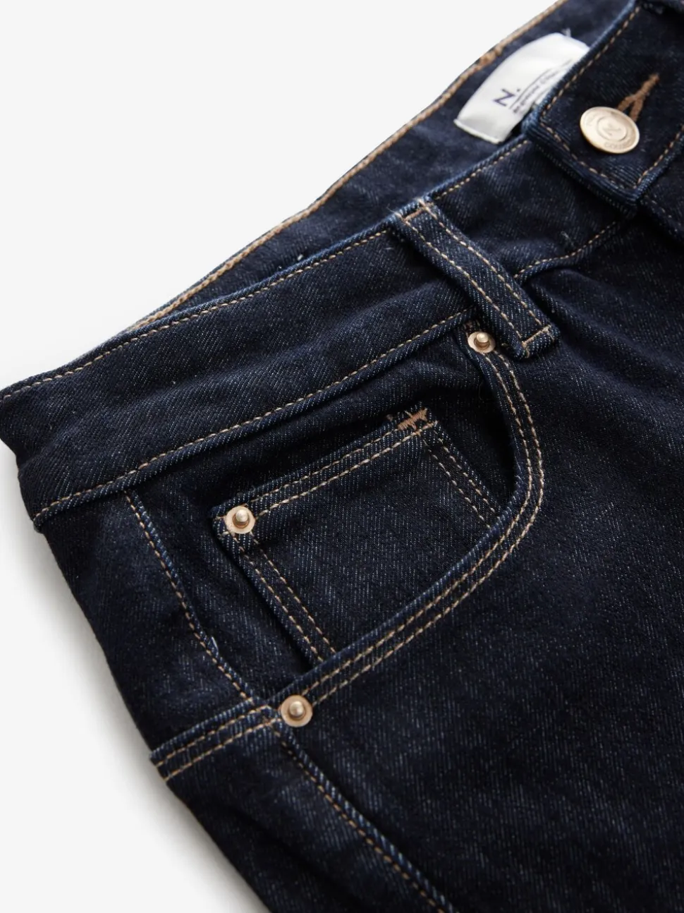 Blauw met wassing - Skinny jeans met 360° stretch