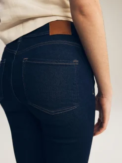 Blauw met wassing - Superzachte skinny jeans