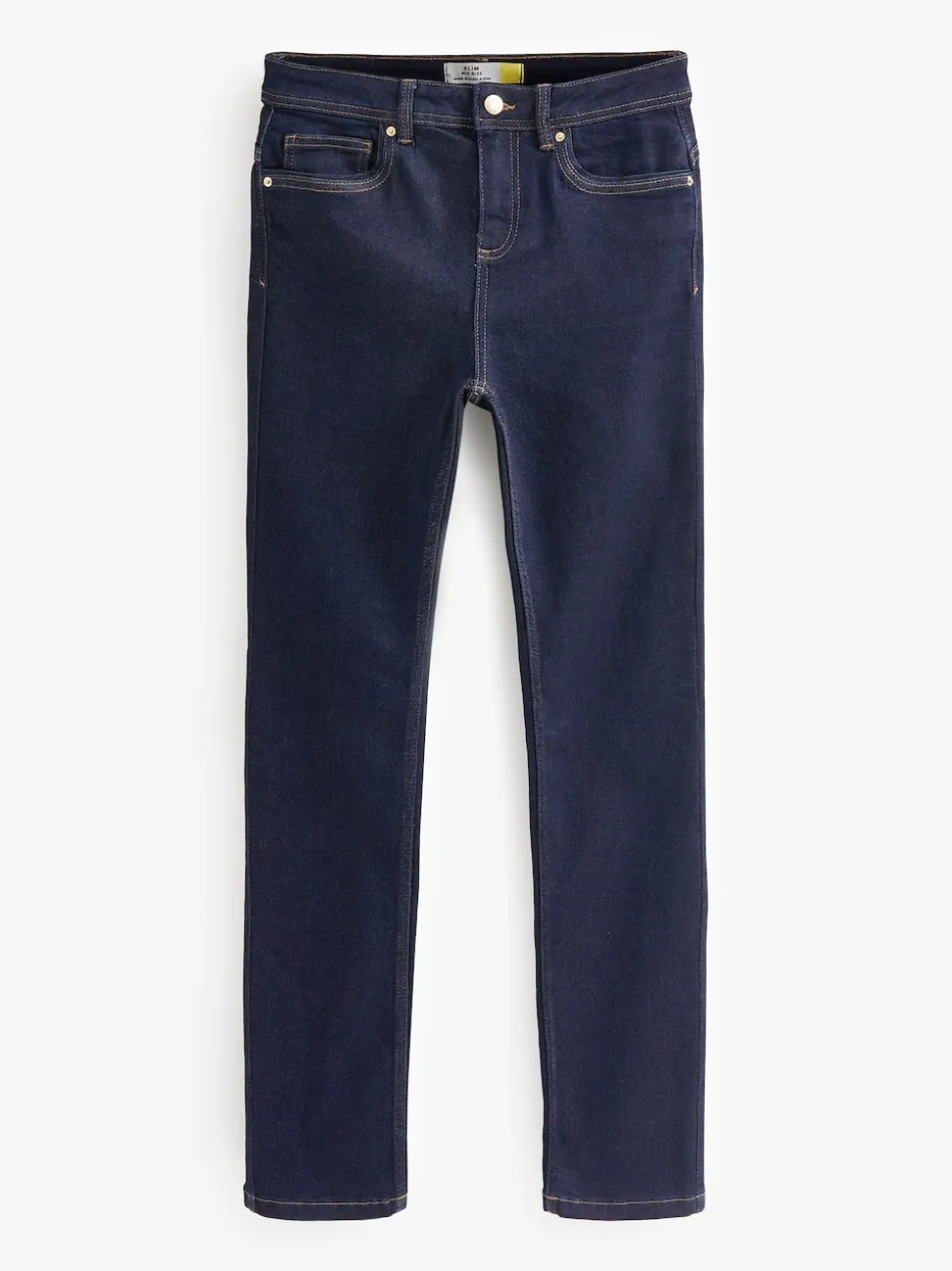 Blauw met wassing - Superzachte slim-fit jeans
