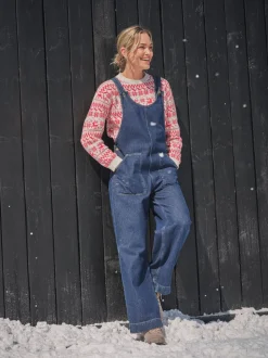 Blauwe denim - FatFace Dungaree