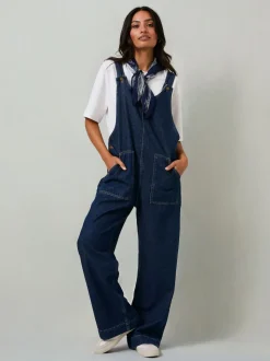Blauwe denim - FatFace Dungaree