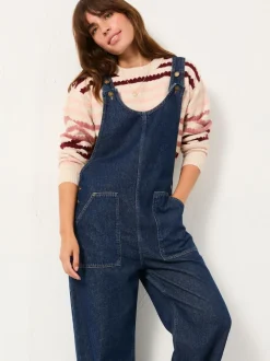Blauwe denim - FatFace Dungaree