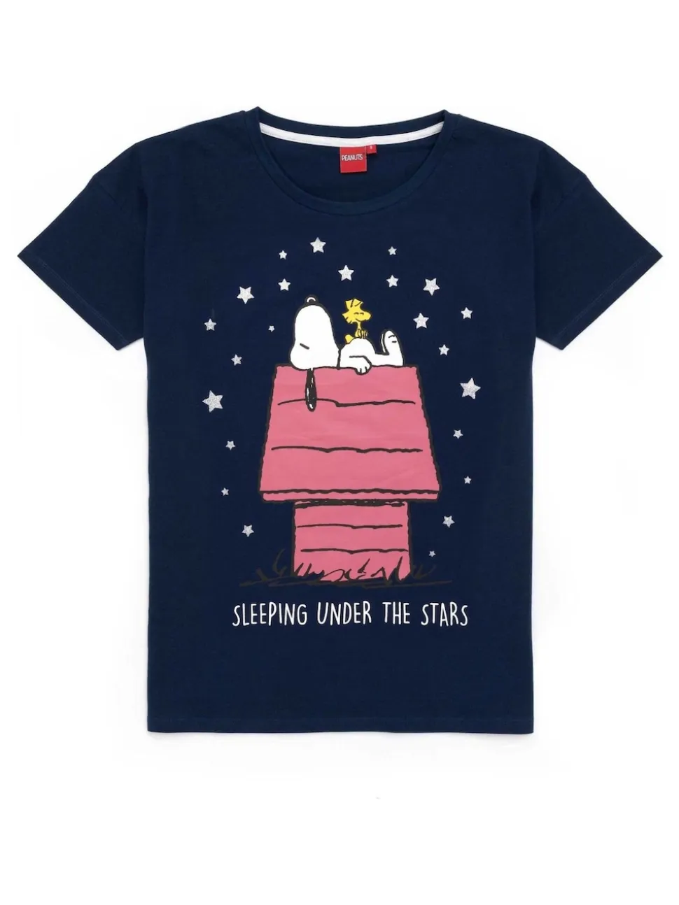Blauwe Snoopy - Vanilla Underground Snoopy Korte Broek Pyjama's Set