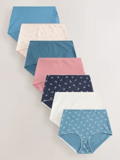 Blauwe strikken - Set van 7 slips met hoog katoengehalte