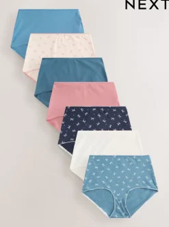 Blauwe strikken - Set van 7 slips met hoog katoengehalte