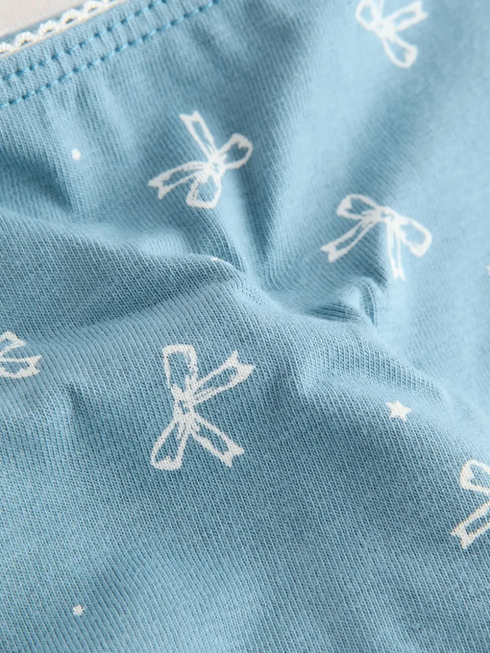Blauwe strikken - Set van 7 slips met hoog katoengehalte