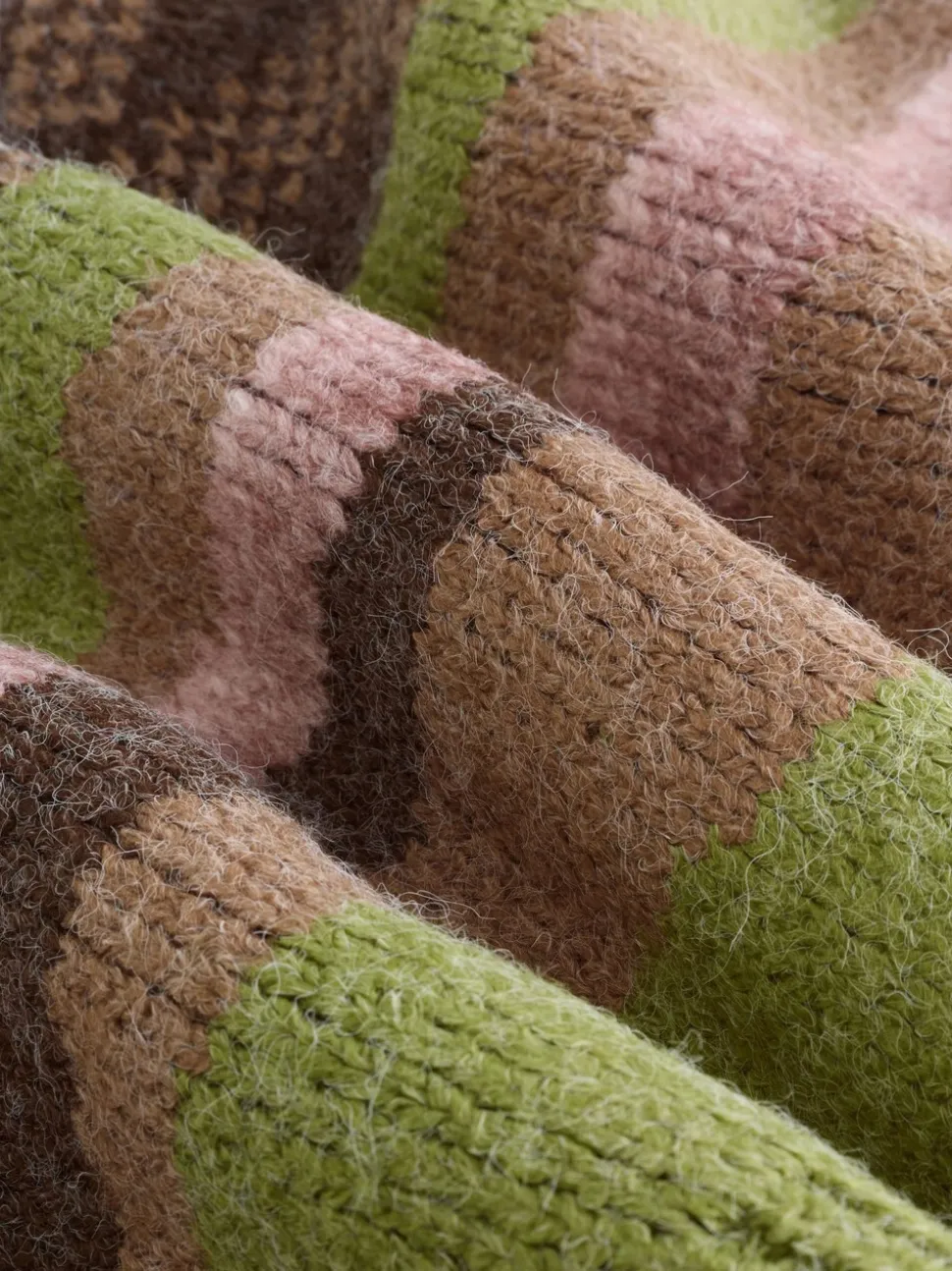 Blauw/Groen - Landscape Scene Zip Cardigan