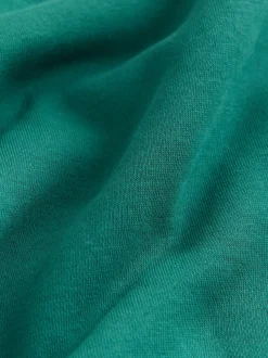 Blauwgroen - Relaxed Fit Heavyweight Longline Crew Neck Sweatshirt