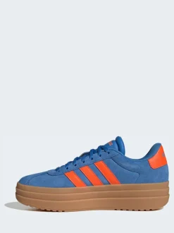 Blauw/oranje - Adidas Vl Court Bold sneakers