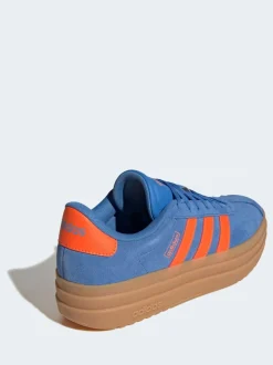 Blauw/oranje - Adidas Vl Court Bold sneakers