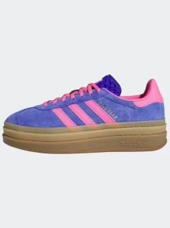 blauw/roze - adidas Originals Gazelle Bold W Trainers