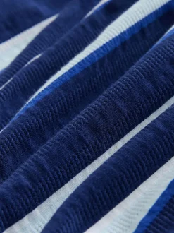 Blauw/wit - Jersey Summer Playsuit