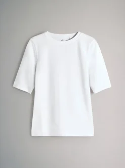 Blue/Light Blue/Cream/White - The Set 4 Pack Crew Neck Half Sleeve T-Shirts