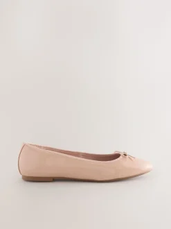 Blush Roze lakleer - Ballerina's met ronde neus